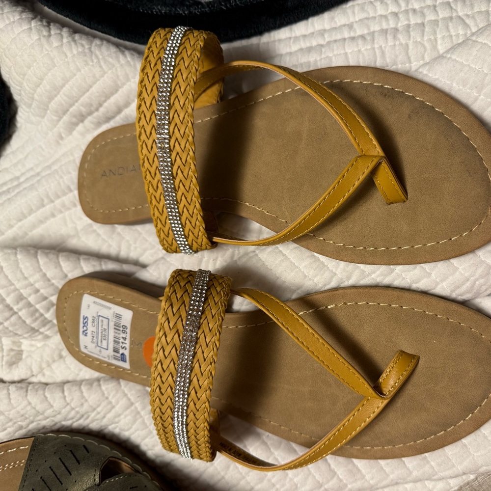 Mustard Sandals
